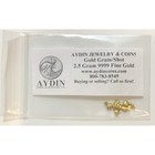 2 5 Gram Refined Pure 24k Gold  9999  Fine Gold Grain Shot Casting - In Stock