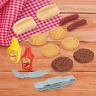 Sizzling Toy Grill Playset W  Pretend Food Condiments Kids Imaginative Play New