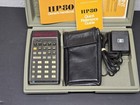 Vintage Hewlett Packard Hp-80 Calculator With Hard Case Ac Adapter Tested Works