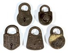 Lot Of 9 Vintage Padlocks W 2 Random Keys  Corbin russwin eagle master Lock yale