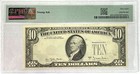 1977 A Overprint On Back Error  10 Frn New York Stamp Ink Note Pmg Choice Au 58