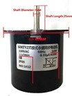 Us Stock Synchronous Motor 60ktyz Ac 110v 60hz 2 5rpm Cw ccw 14w 30kg Gear Motor