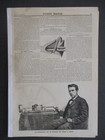 1878 Thomas Edison Inventor Phonograph Scarce Ill s Scientific American