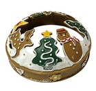 Yankee Candle Gingerbread Cookie Illuma Lid Jar Topper Reindeer Snowman Stars