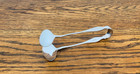 Antique Unusual Asparagus Silver Plate Serving Tongs