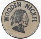 1903 1973  Tonawanda  New York  70th Anniversary  Indian Head Wooden Nickel
