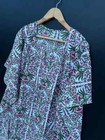 Indian Vintage 100  Cotton Long Beach Maxi Kaftan Dress One Size Caftan Kimono