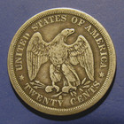 1875-s Silver 20-cent Piece  Vg f     Original  Strong Details  Sharp Example 