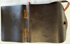 2-pack Handmade Genuine Leather Diary Journal Notebook Blank Dark Tan 110 Pages