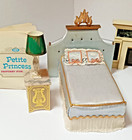  Vintage 14  Piece Lot Ideal Petite Princess Dollhouse Bedroom Furniture Phone
