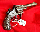 Antique Leslie-henry Cast Iron Toy Cap Gun W  Stylized H On Grip - Scarce 