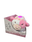     Dreamgro Plush Cow Night Light Soother Pink         Music Star Projector