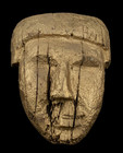 Authentic Ancient Egyptian Antiques Rare Wooden Funerary Mask Afterlife Cover Bc