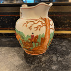 Wedgwood English Hunt Scene With Hound Handle Pitcher 8   