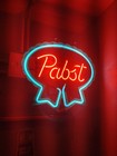 Pabst Blue Ribbon Beer Neon Light Sign 21 x 20 5    Vintage Pbr     1983     Bar   Pub