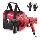  120v Auto Feed Drain Auger 23 Ft Drain Snake Suitable For 3 4 -2  Pipes For Ac