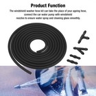 Washer Nozzle Spray Pump Hose Windshield Wiper Tube Headlight Pipe Front Rear Yf
