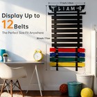 12 Belts Karate Belt Display Rack With Stickers  Taekwondo Belt Display    no A   