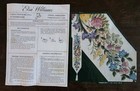 Elsa Williams Crewel Embroidery Floral Festive Bell Pull Partially Done  read 