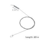 Long Wire Brush Sunroof Drain Cleaning Tool For Car And Fridge 60-inch X 2 5 