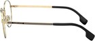 Versace Ve 1279 1002 53mm Gold Metal Round Eyeglasses