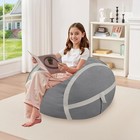 Comfortable Bean Bag Chair Soft Memory Foam Filling Versatile Indoor Lounge Seat