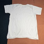 The Squad Co Los Angeles Distressed Beige Men   s T-shirt Evil Eye Pin Large W6d