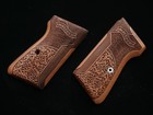 Custom Made Walnut Wood Grips Fits Walther Ppk s Arkansas  multi Texture 