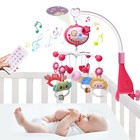 Baby Crib Mobile For Boy Music Box With Light And Sound Star   Moon Projector
