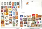 Nepal Stamp Collection On 10 Harris Pages  1886-1986  bg 