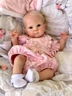 Cloth Body 18in Reborn Baby Dolls Chubby Adorable Lifelike Toddler Newborn Gift