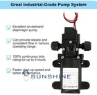 12v 130psi Rv Water Pump Flow-max 1 6gpm Self-priming High Pressure Auto Switch