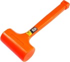 Stark Usa 4 Lb Pounds Dead Blow Hammer Mallet Absorbing Non-slip Handle  Orange