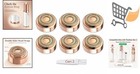 Replacement Heads For Finishing Touch Flawless Gen 2 Facial Hair Remover 6 Pack