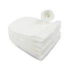 5pcs Cotton Cloth Baby Diapers Inserts Liners 3 Layers Reusable Newborn Nappy G