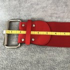 Women s Belt 3  Wide Elastic Stretch Size M l Made Usa Cinch Waist Faux Leather