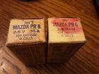 Vtg 20 Ge Mazda Pr6 2 5v  30a New Old Stock Light Bulbs Flashlight Nos