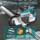 20v 5-inch Cordless Band Saw  Brushless  6 Adjustable Speeds  Battery Included