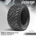 4x Golf Cart 12  Black Slotted Steel Wheels And 23 x10 5 -12  Ironclad A t Tires