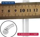 2 Pcs 32 Ft Silver Car Waistline Body Pinstripe Sticker  Striping Tape For Cars 