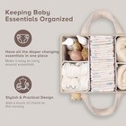 Baby Diaper Caddy Organizer For Changing Table  Baby Storage Basket For Diape   
