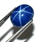 9 Ct  Natural 6-rays Blue Star Sapphire Oval Cabochon Loose Certified Gemstone