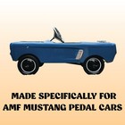 Amf Mustang Pedal Car Interior Kit - Seat   Door Panels With Shifter By Clb