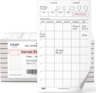 Fmp Brands Server Note Pads Paper  Guest Check Books  Total 500 Sheets  5 Pad   