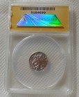 750-879 Ad Shahi Kings Spalapati Deva Silver Jitai Bull horseman Coin Anacs Ef40
