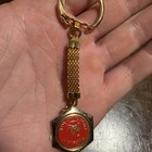 Vintage Mgm Grand Hotel Las Vegas Casino Keychain Red Enamel Lion Mesh Vtg
