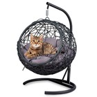 Cat Swing Bed With Stand   Cushion  Rattan Egg Chair Hammock Indoor Hanging