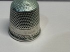 Stern Bros Antique Sterling Silver Sewing Thimble Size 12 Anchor Mark