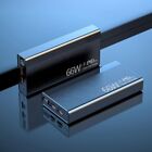 50000mah 66w Power Bank Fast Charger Large Capacity Portable External Battery Us