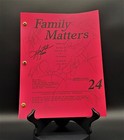 Family Matters Cast Signed Tv Series Script Copy  Steve Urkel   Laura Kiss Show